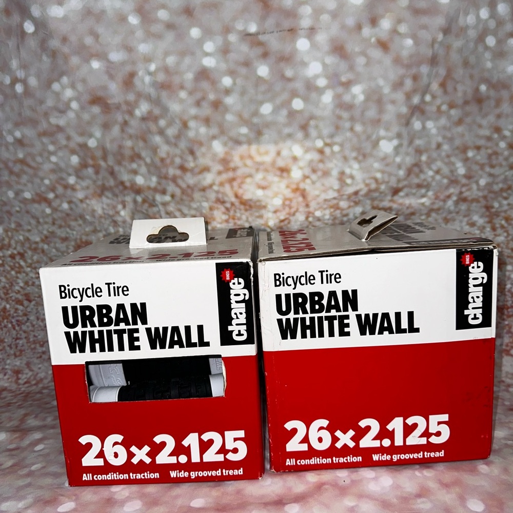 Urban White Wall Bicycle Tire (2boxes)